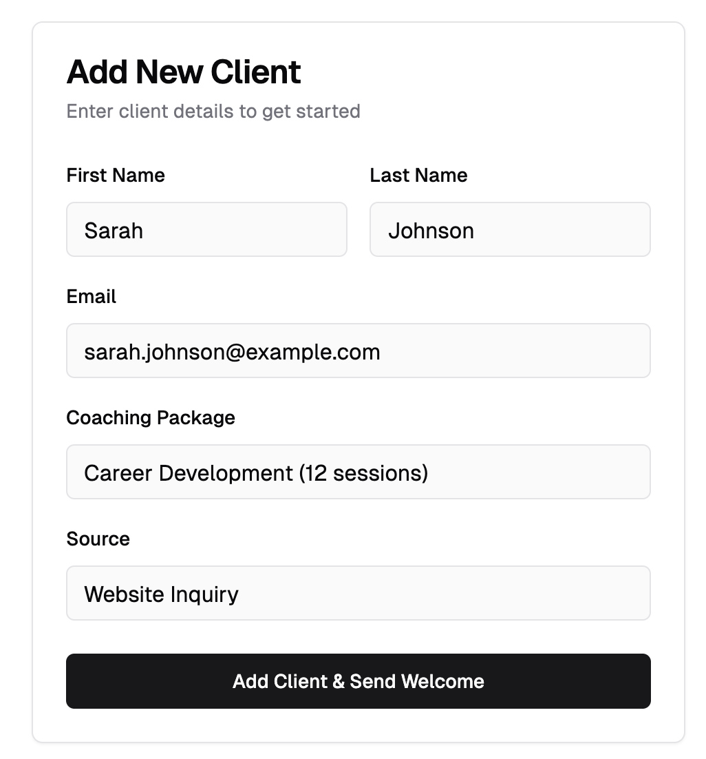 Client Onboarding